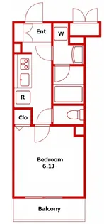 SKY CREA【3階】の間取り