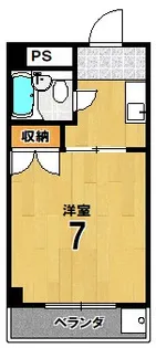 パインヴィレッジ【3階】の間取り