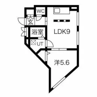 GRAND MOON宮の沢(グランムーン宮の沢)【2階】の間取り