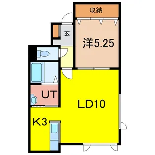 Secound Marin【1階】の間取り