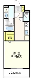 CALME34【カルム34】【2階】の間取り