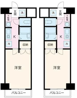 TCRE 光が丘【4階】の間取り
