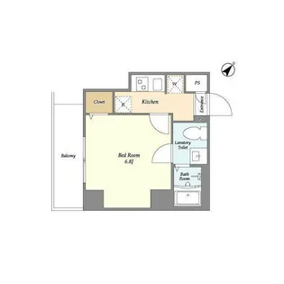 埼玉県蕨市塚越1【マンション】の間取り