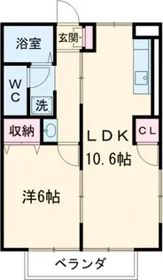 オレンジハイツ【2階】の間取り