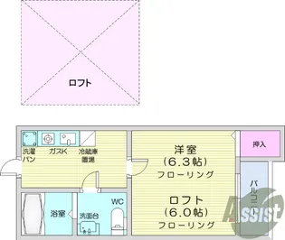 i-STATE泉【2階】の間取り