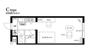 グリーンヒル恵比寿【2階】の間取り
