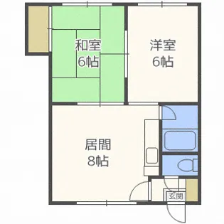 コーポなお【3階】の間取り