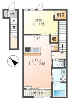ミラドール II【2階】の間取り