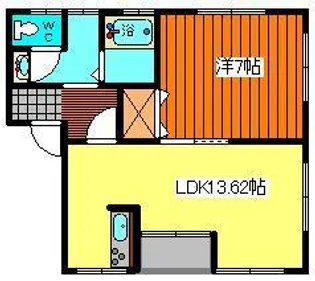 コートグレース藤原【1階】の間取り