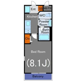 LIBR GRANT都立大学【1階】の間取り