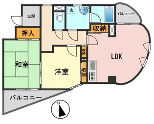 東京都葛飾区南水元4【マンション】の間取り
