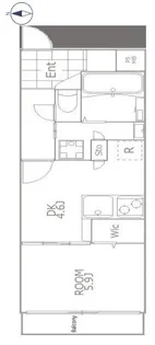 CSGARDEN池袋【2階】の間取り