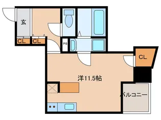 シーズ本町・南【2階】の間取り