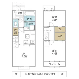 K.Z will I【2階】の間取り