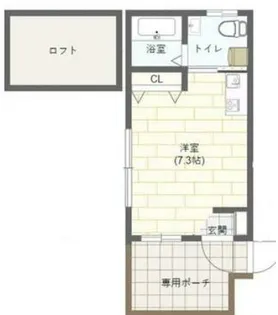 1Rの間取り画像