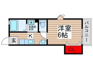 ベルコーポ8【2階】の間取り