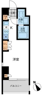 東京都品川区西五反田1【マンション】の間取り
