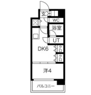 大阪府大阪市中央区淡路町4【マンション】の間取り