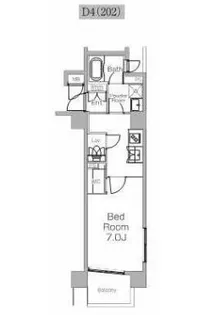 プラウドフラット三軒茶屋II【1階】の間取り