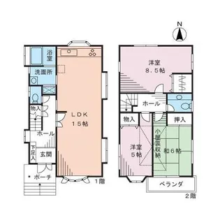 東京都杉並区和泉4【一戸建】の間取り