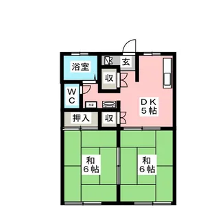 フレグランスHAYAMA A【1階】の間取り