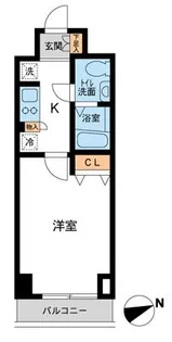 CassiaKawasakiResidence 旧カッシア川崎レジデン【4階】の間取り