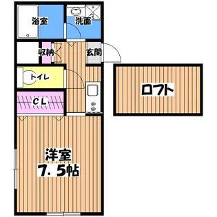 コーポアライ【2階】の間取り
