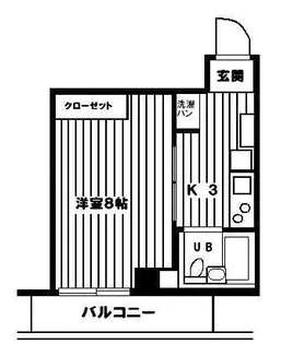 東京都品川区戸越6【マンション】の間取り