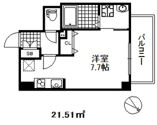 エスディグランツ神戸駅前【9階】の間取り