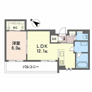 プランドール【3階】の間取り