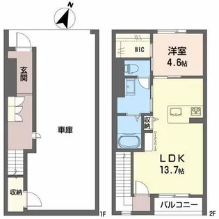シャーメゾン柊の間取り