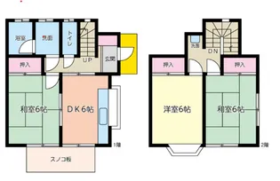 神奈川県横浜市港南区丸山台3【一戸建】の間取り