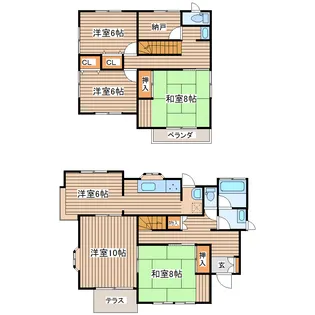 宮城県名取市ゆりが丘1【一戸建】の間取り