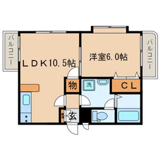 東京都中野区上高田4【マンション】の間取り
