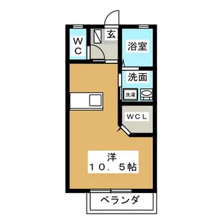 メゾンウィッシュ【2階】の間取り