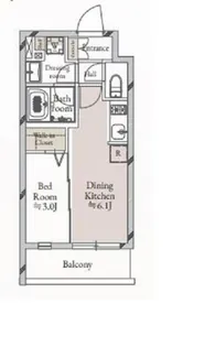 東京都世田谷区野沢3【マンション】の間取り