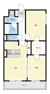 エルミタージュ【1階】の間取り