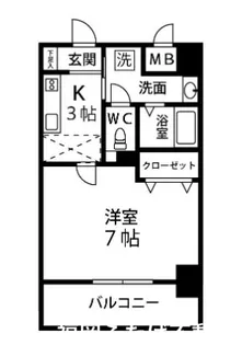クレストヒルズ【7階】の間取り