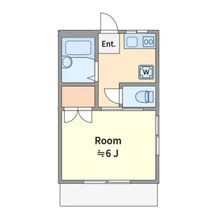 スカイハイツ【1階】の間取り