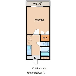 サニーパレス北横田【4階】の間取り