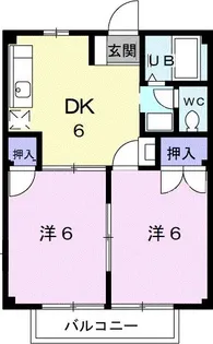 コーポ福【2階】の間取り