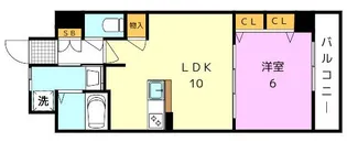 アドニスアビコ【5階】の間取り