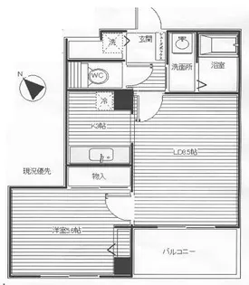 エトワールII【6階】の間取り