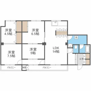エスポワール32【1階】の間取り