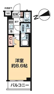 ARCOBALENO OHANAJAYA【5階】の間取り