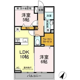 ソフィアさつき【3階】の間取り