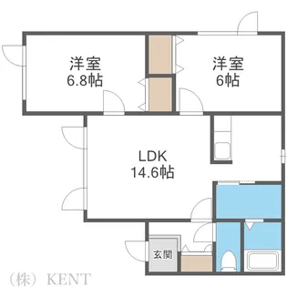 プログレス元町【1階】の間取り