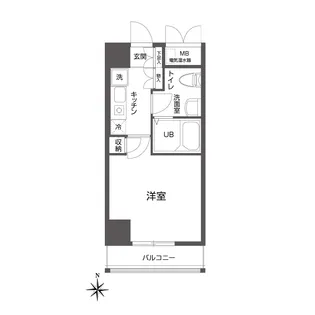 クローバーステイ秋葉原【4階】の間取り