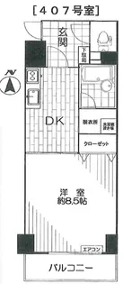 ヴィレッタ・エム【4階】の間取り