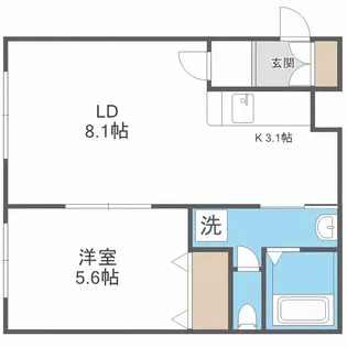 アベニール3・2【1階】の間取り